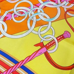 Hermes 35 inch silk twill scarf brand new never worn